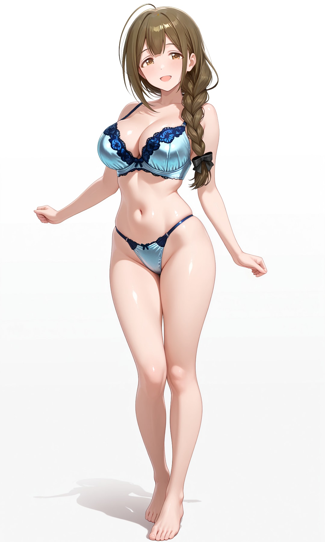 千雪のエッチな下着姿