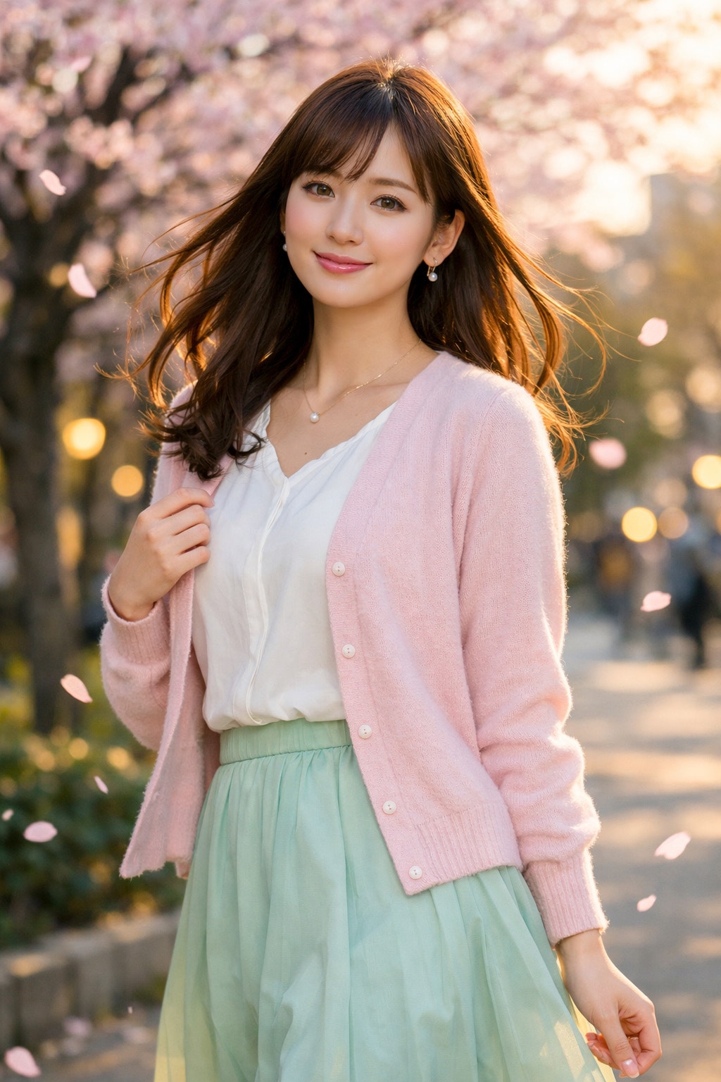 『春色コーデ』参加投稿 | の人気AIイラスト・グラビア