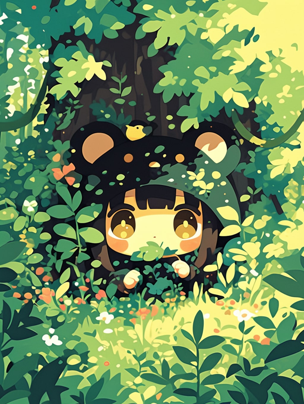 くま娘✖︎かくれんぼ③🐾