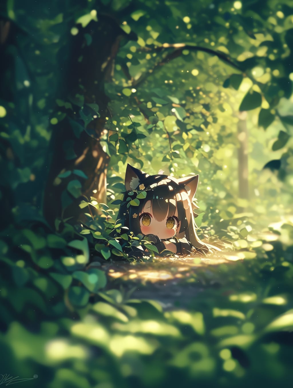 くま娘✖︎かくれんぼ③🐾