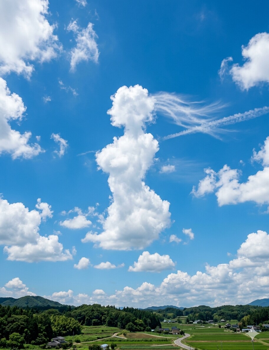ただの雲だよ？