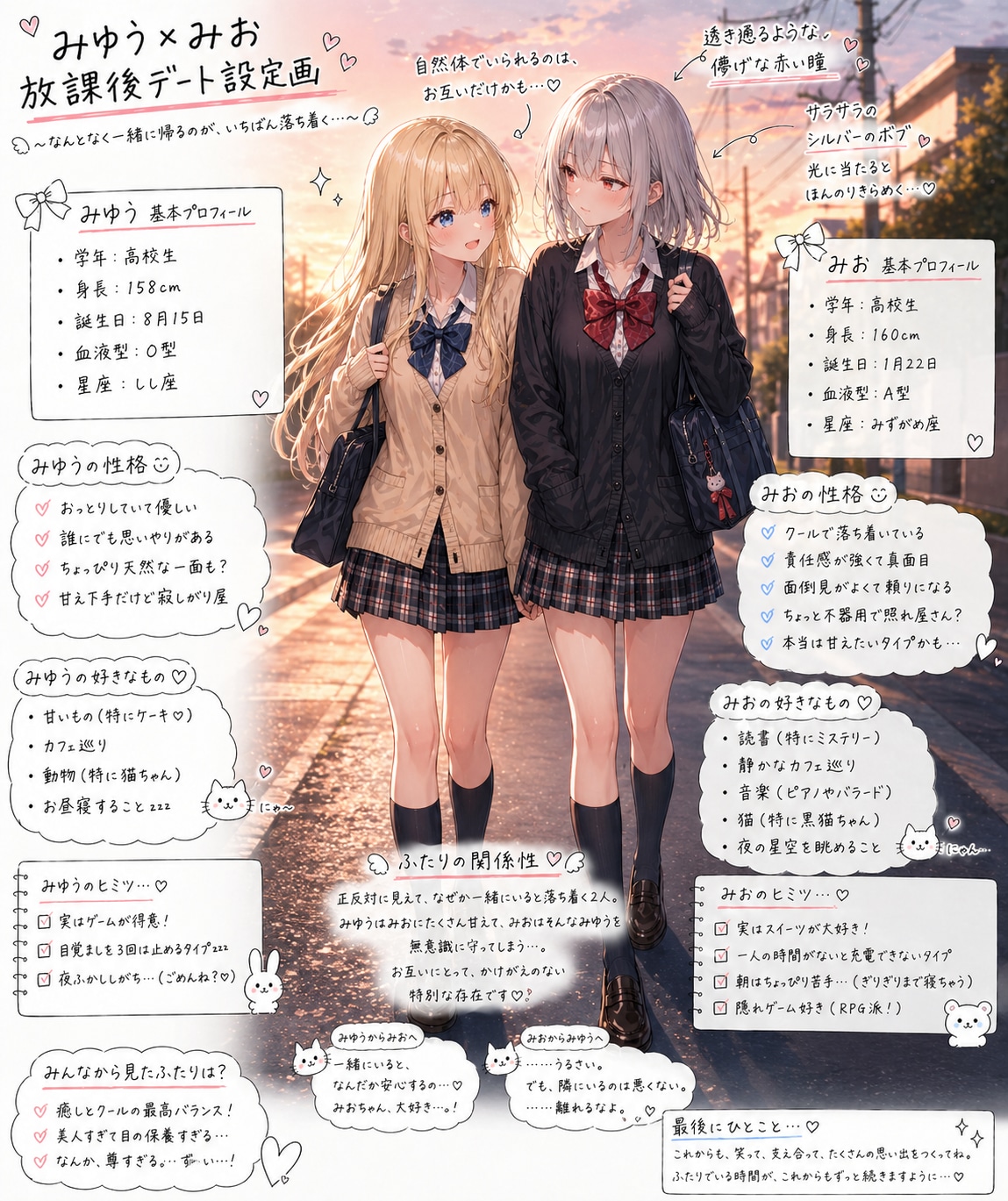 うちの子絡みシーン「みゆう×みお」