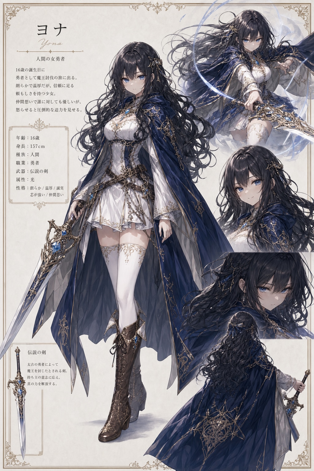人間の女勇者ヨナ