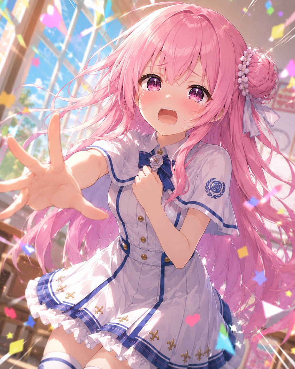 どこかもどかしくって なにかあふれそうで Please don't, please wait 叫びたいのに…