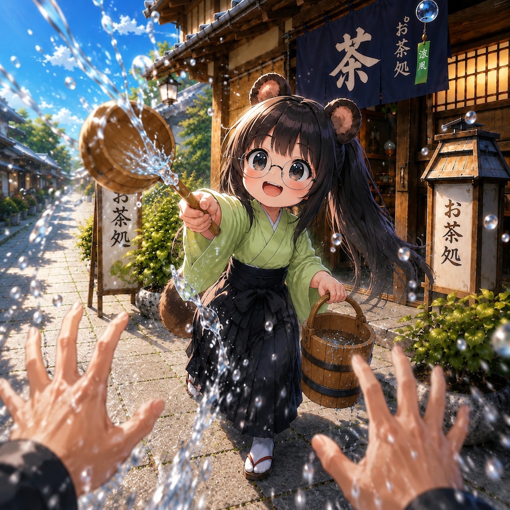 水撒き