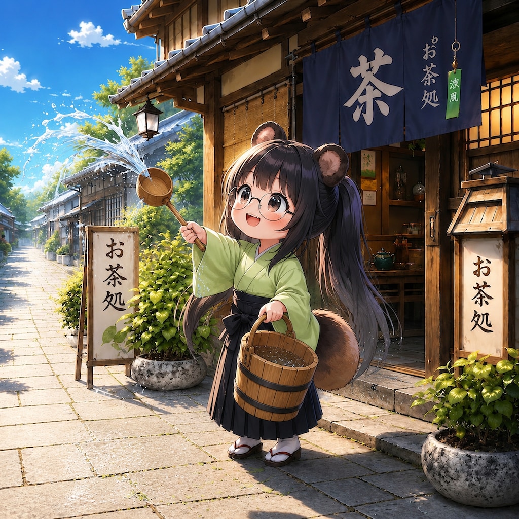 水撒き