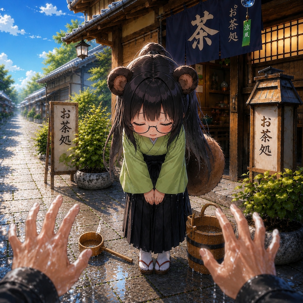 水撒き
