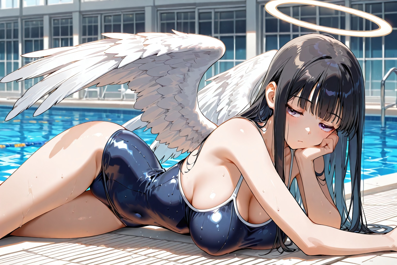 だるそうにしている天使