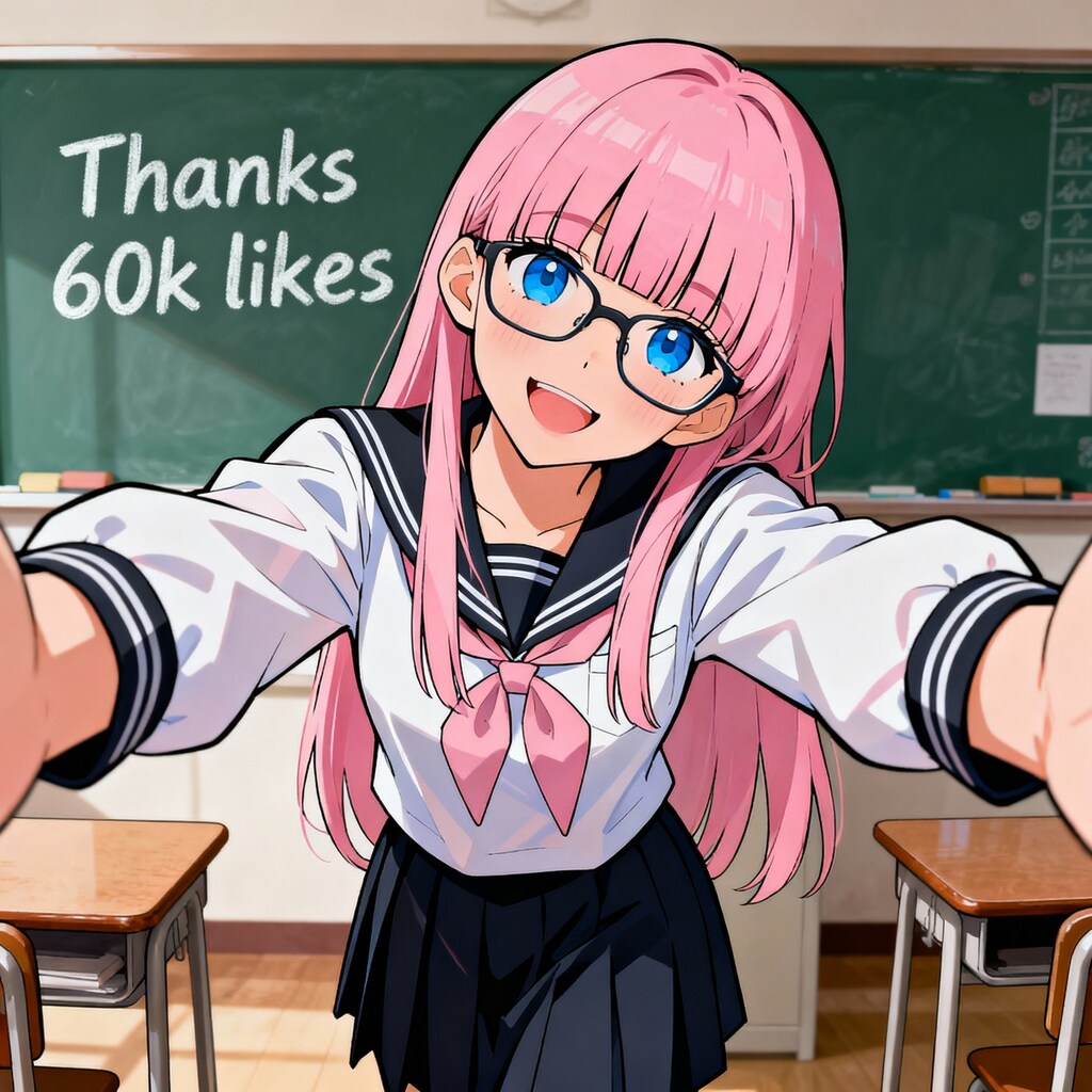 60,000いいねありがとうございます♥️