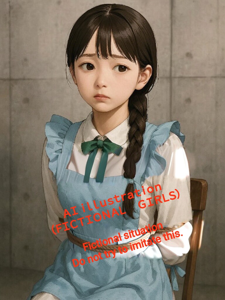 【カミレンシリーズ】縛られ強制断髪直前のヘアブレイド