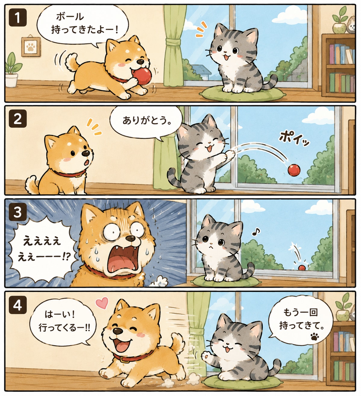 ほのぼのわんにゃん漫画