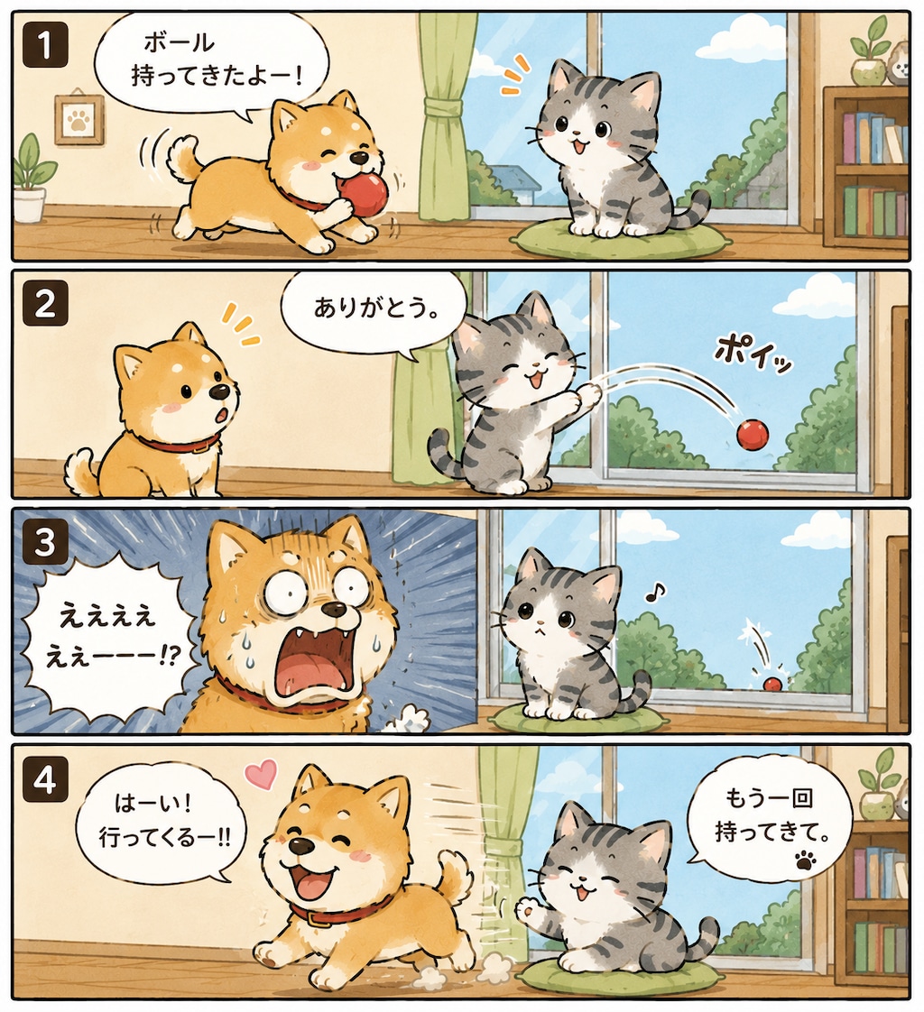 ほのぼのわんにゃん漫画