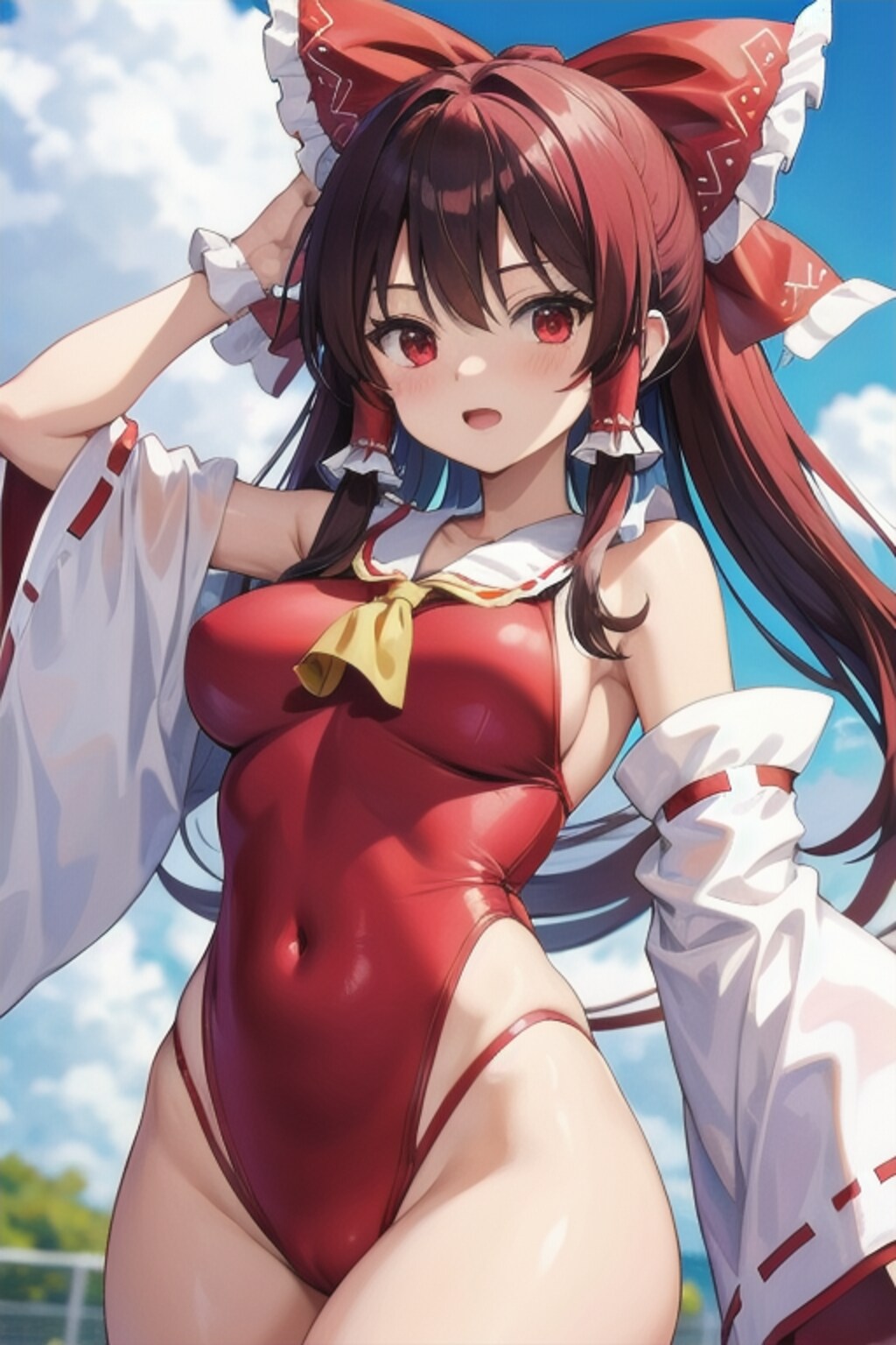 ぴっちりえちえち霊夢