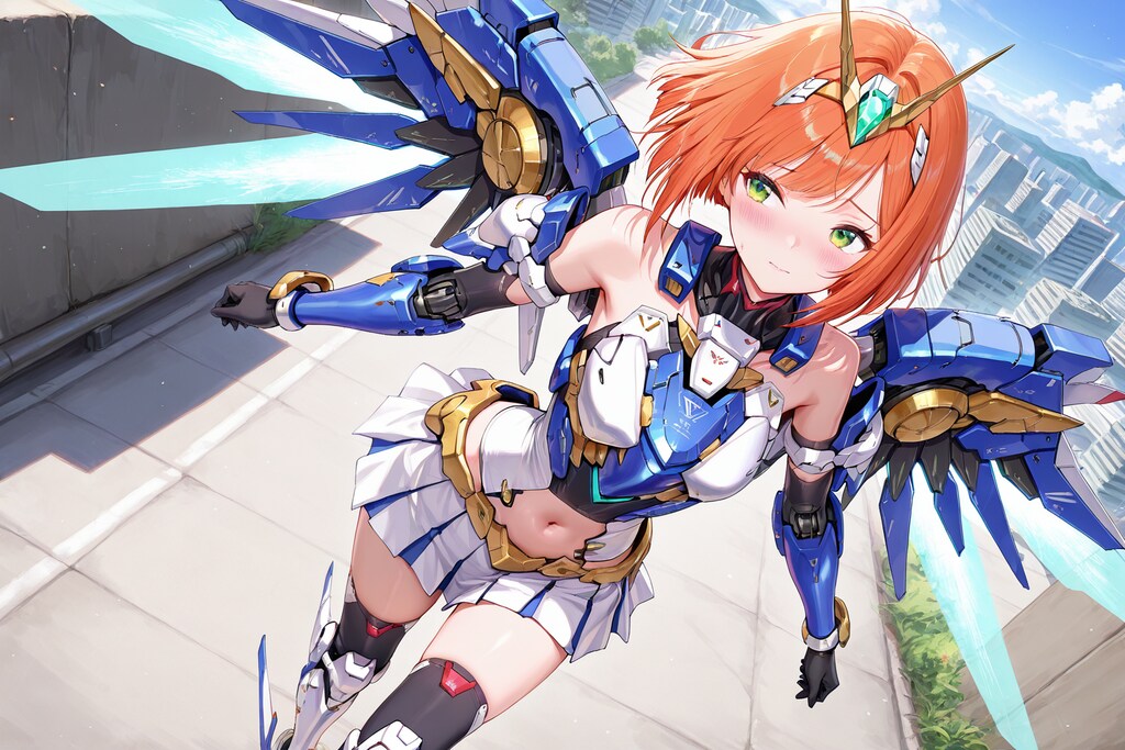 メカ娘の市街地戦②