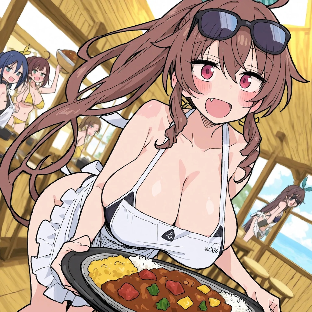 海の家のカレー屋さん☆
