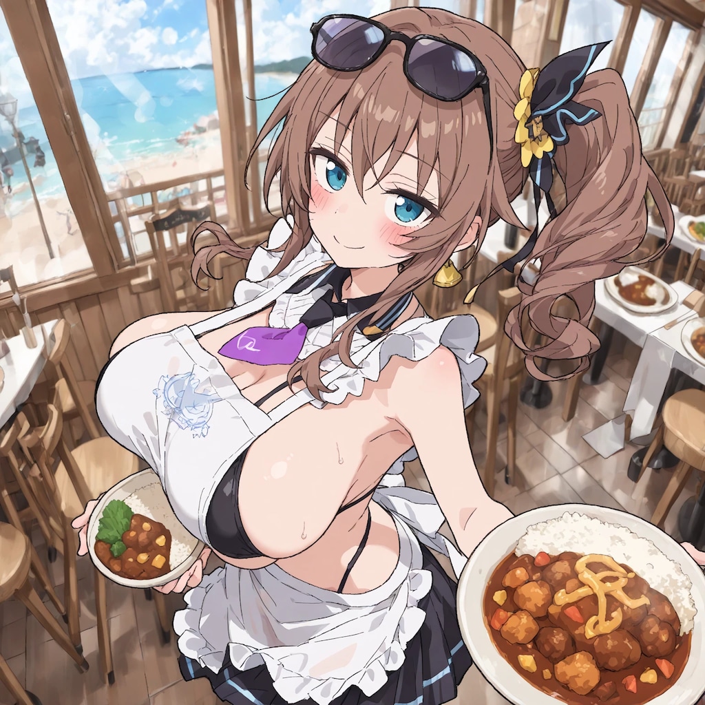 海の家のカレー屋さん☆