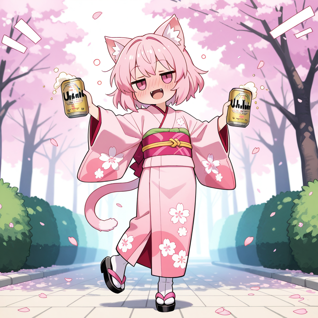 乾杯にゃのら～♡