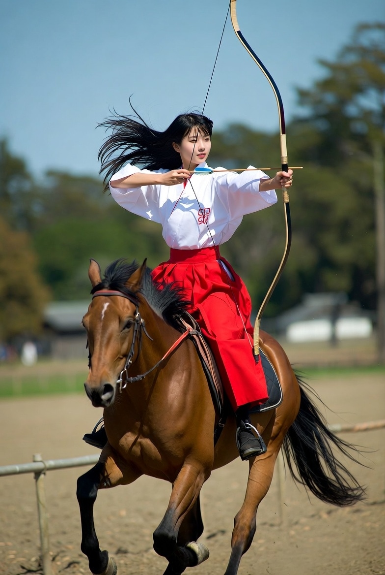 流鏑馬 | の人気AIイラスト・グラビア