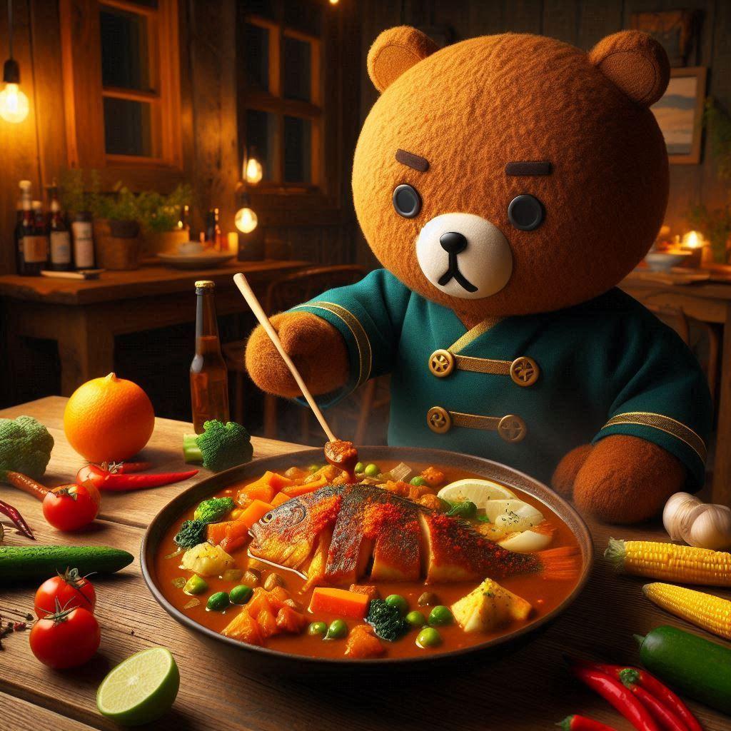 彼が華麗に辛ぇカレーをカレイに振舞った