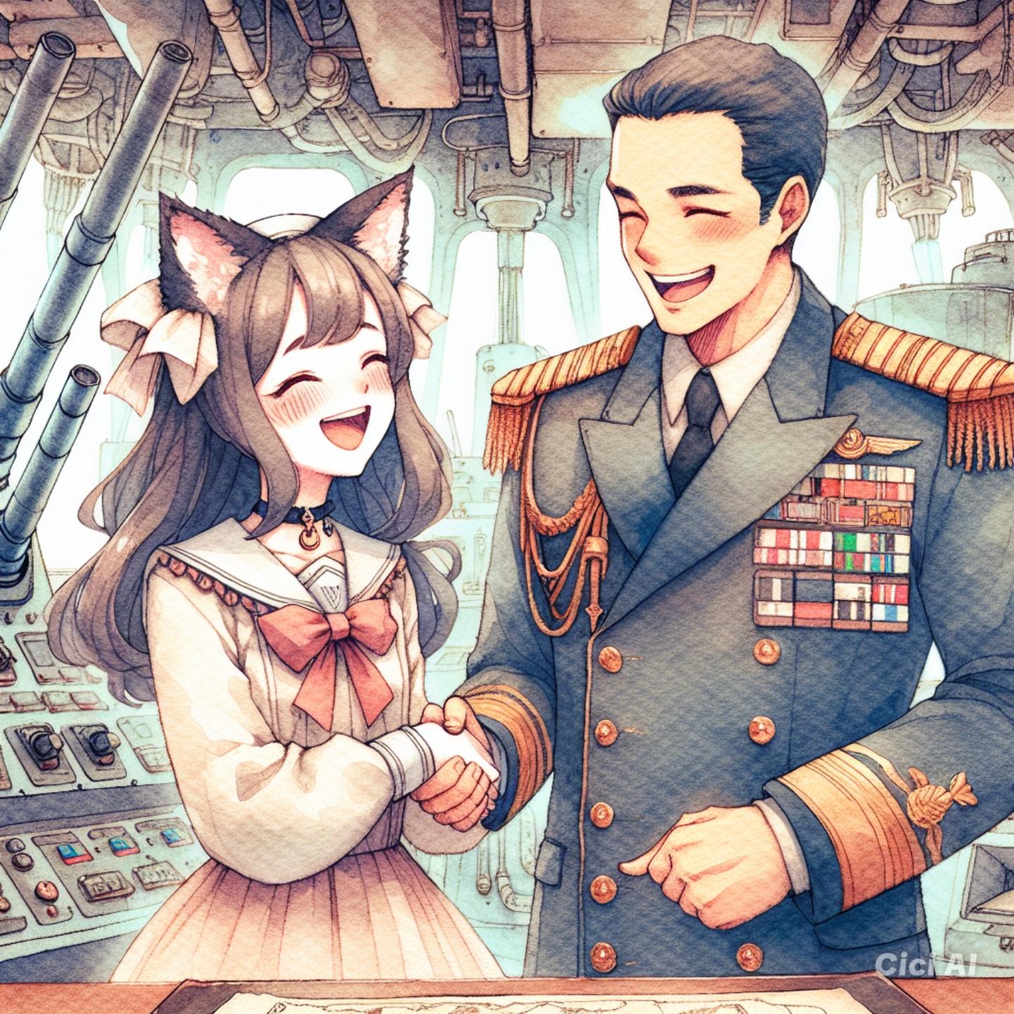 アメニモ士官にエールを！ | の人気AIイラスト・グラビア