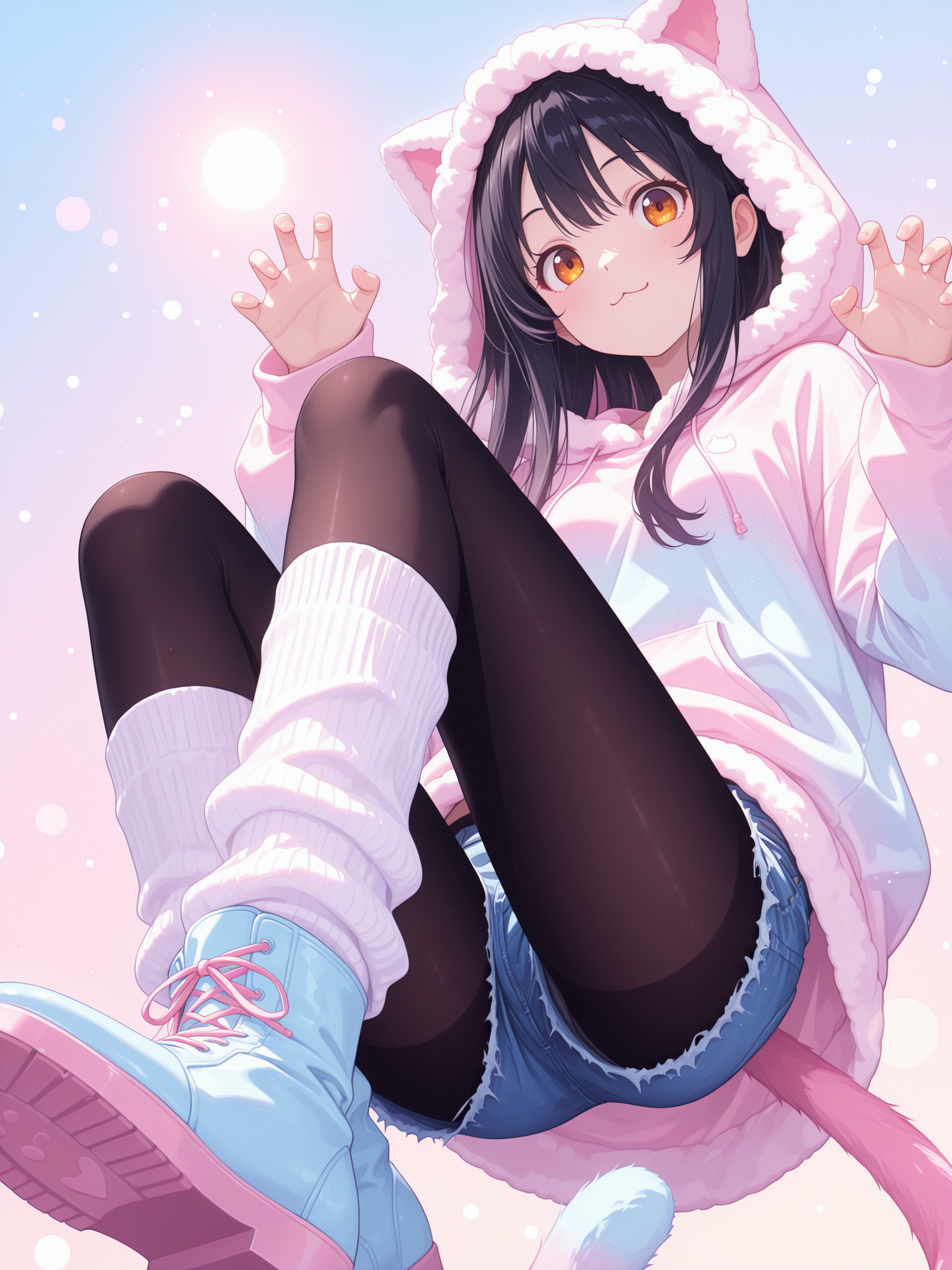 Pastel Cat Girl | の人気AIイラスト・グラビア