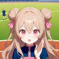 ⚽️ピッチレポーターのさとみんぷり🖐️ 3枚目