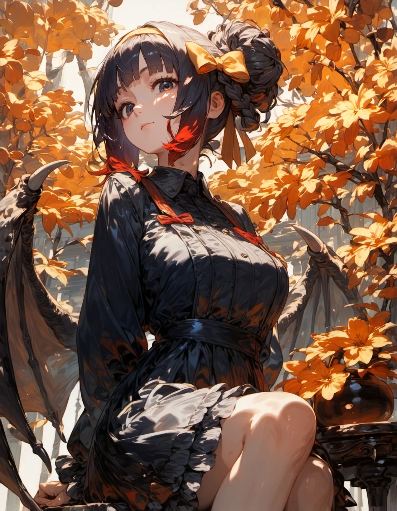 Autumn’s Dark Embrace | の人気AIイラスト・グラビア