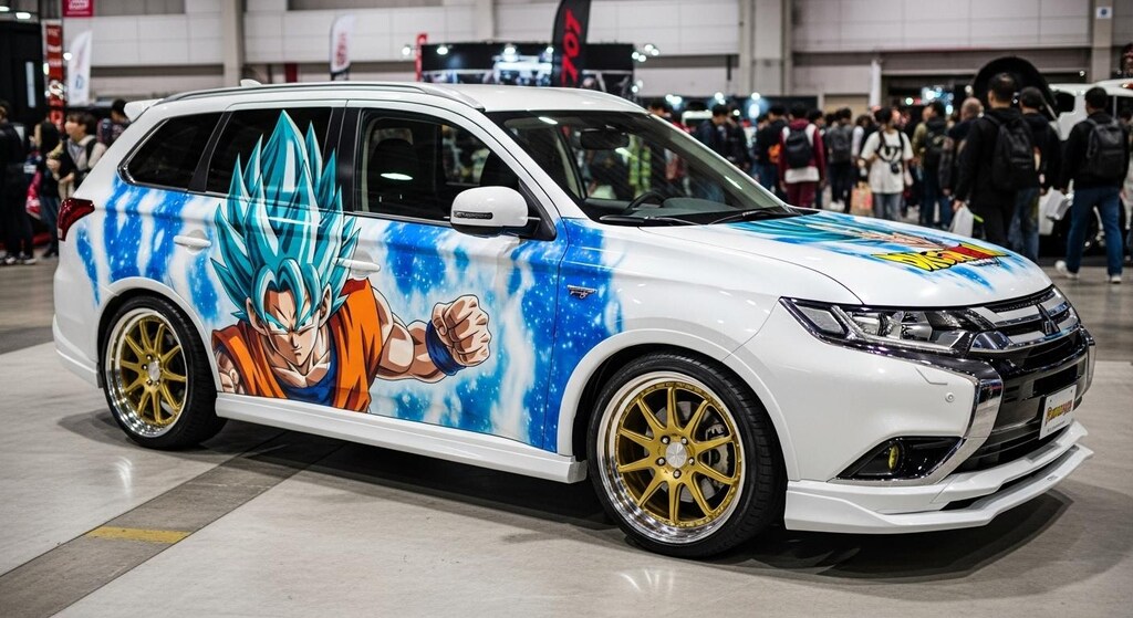 ドラゴンボール痛車アウトランダー