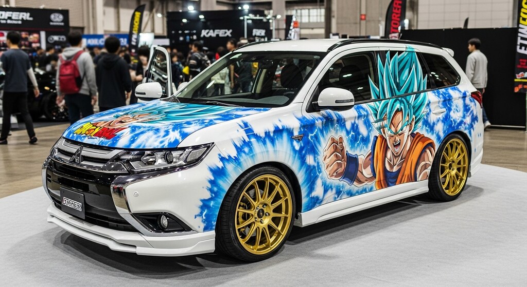 ドラゴンボール痛車アウトランダー