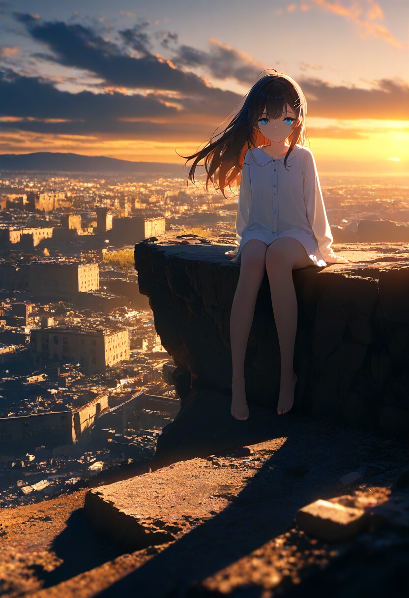 ポートレート(光と影)(cinematic lighting)(31)