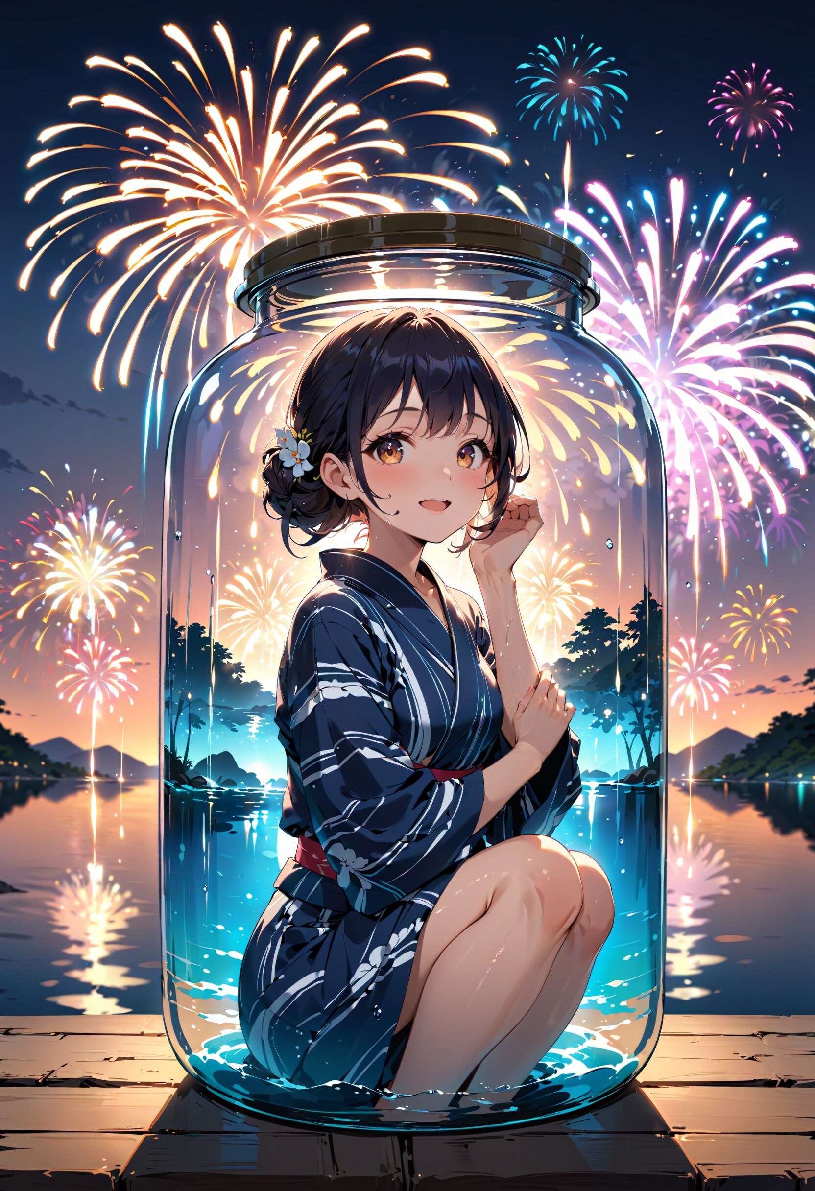 今日は何の日？　花火の日 | の人気AIイラスト・グラビア