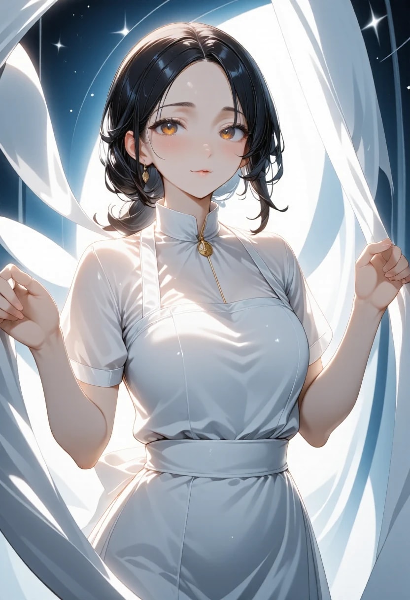 白エプロン | の人気AIイラスト・グラビア