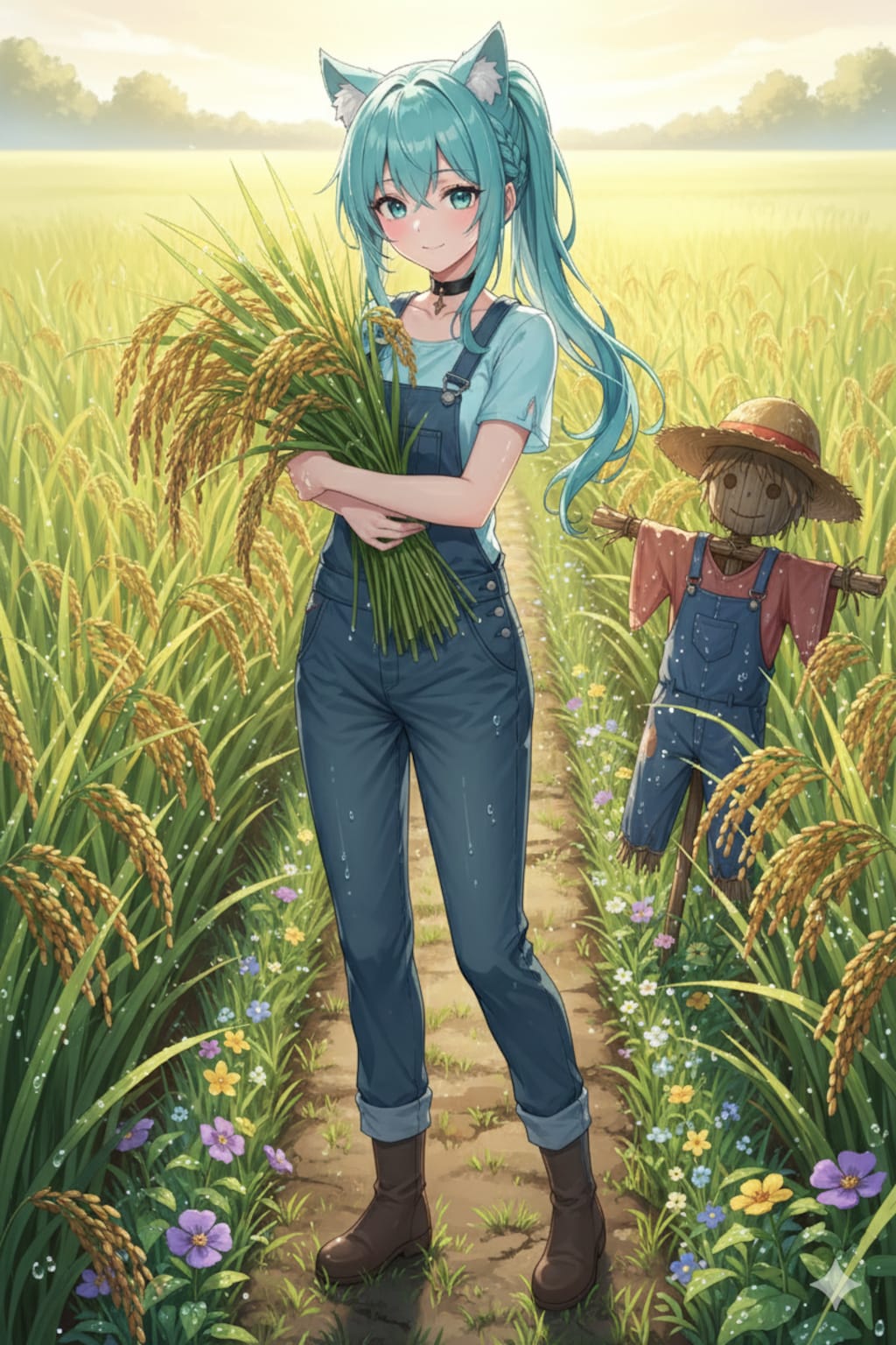 たくさん実りました🌾🐱✨