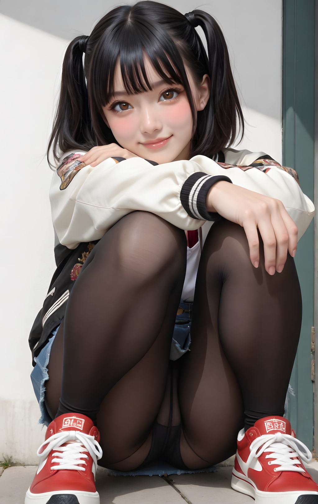 スカジャン女子