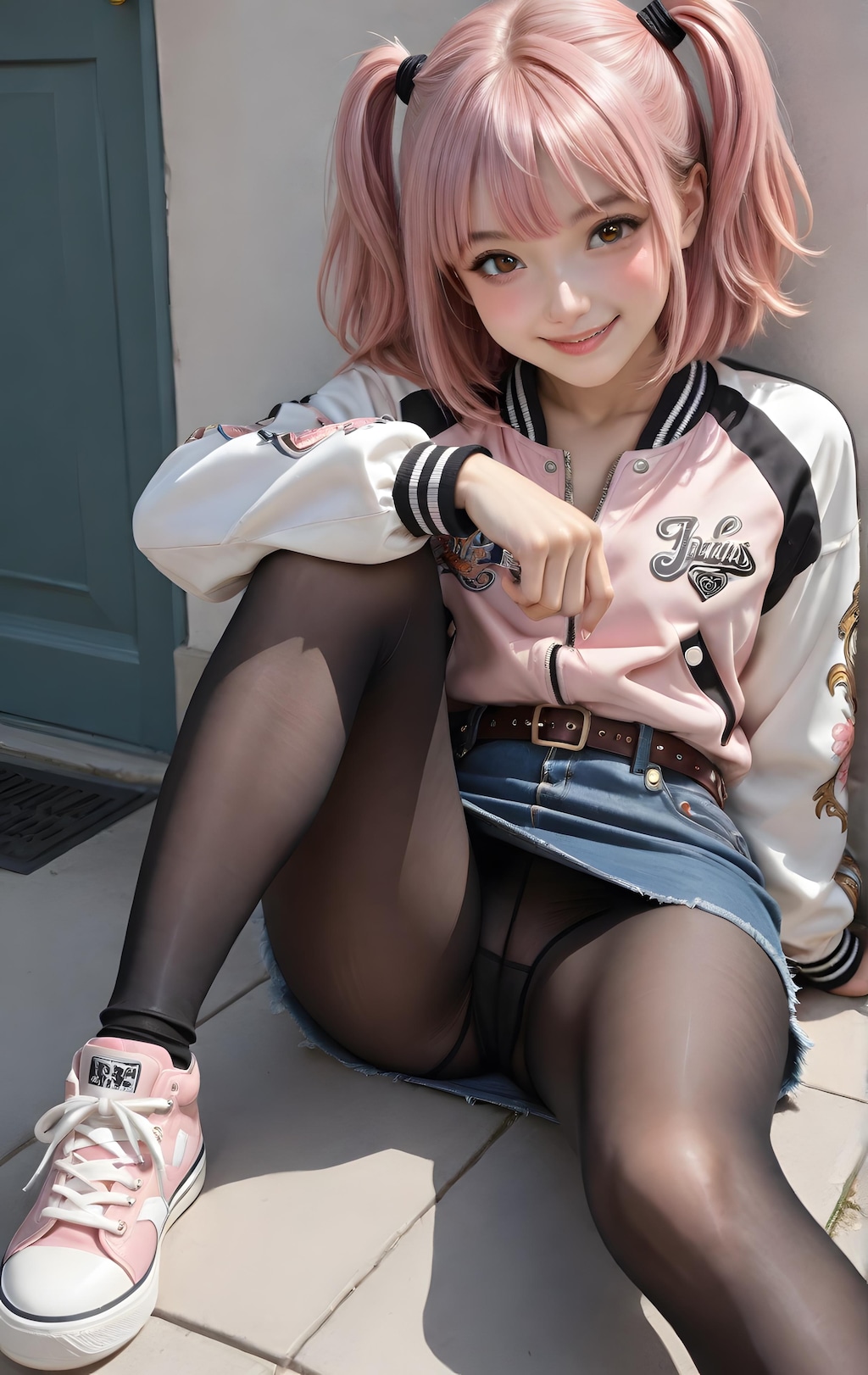 スカジャン女子