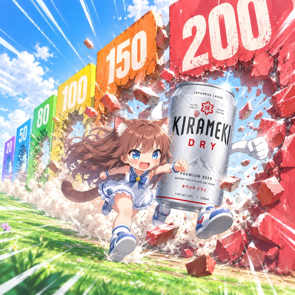 壁をぶち壊して進む小さな女の子
