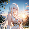 夕暮れの聖女 2枚目