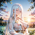 夕暮れの聖女 5枚目