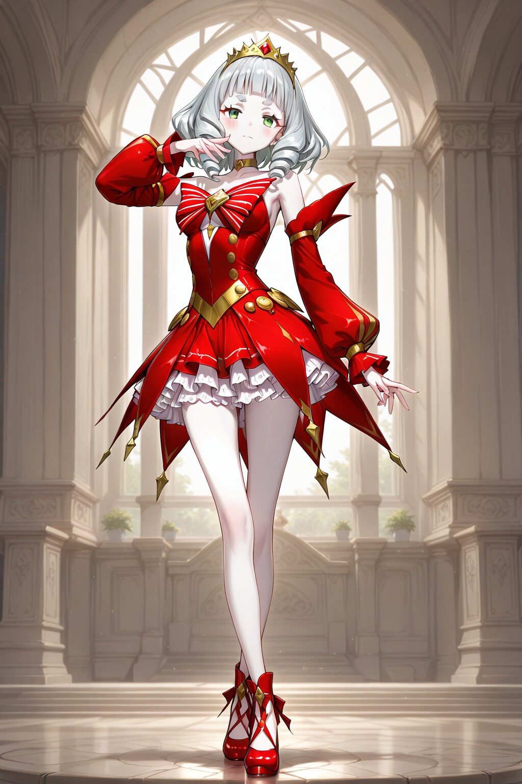 銀髪・太眉・縦ロールな魔法少女