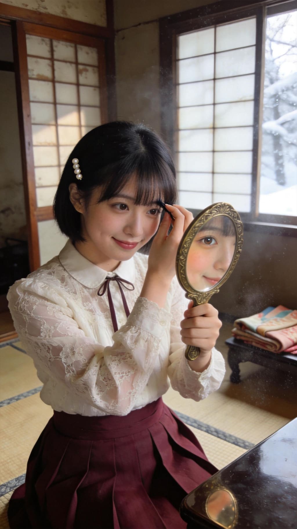 The Mirror That Remembered Spring