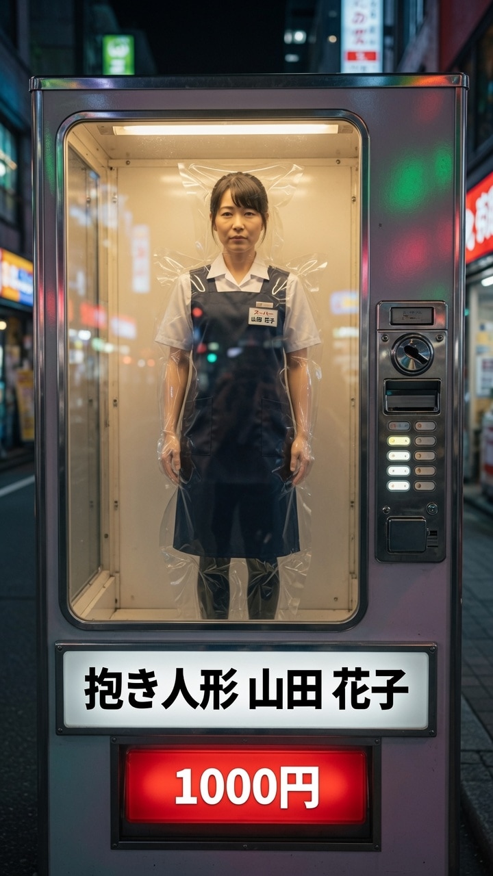 抱き人形自動販売機