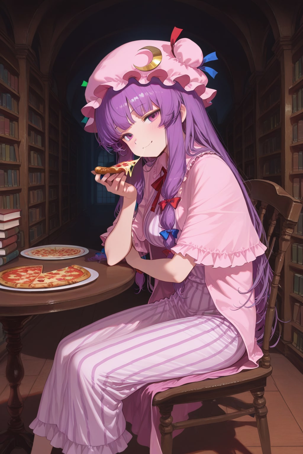 パチュリーとピッツァマルゲリータ