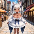 ロリ巨乳町中狐娘 2枚目