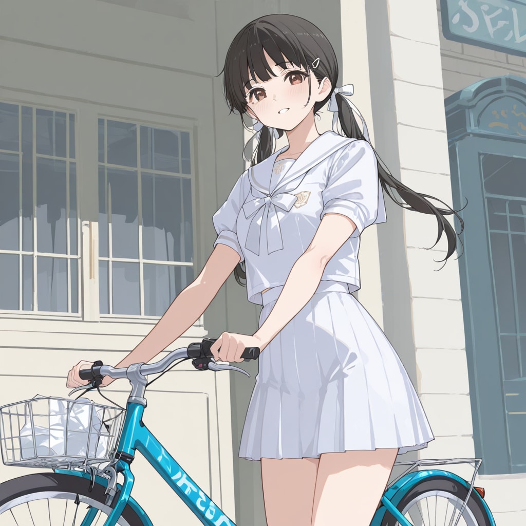 自転車でお出かけ