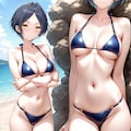 夏の思い出（ビキニ三色） 3枚目