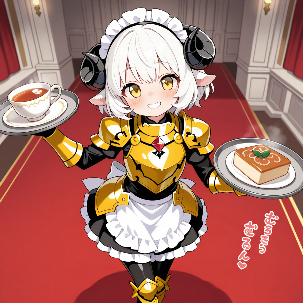 ご主人様！！お茶をお持ち致しました♡
