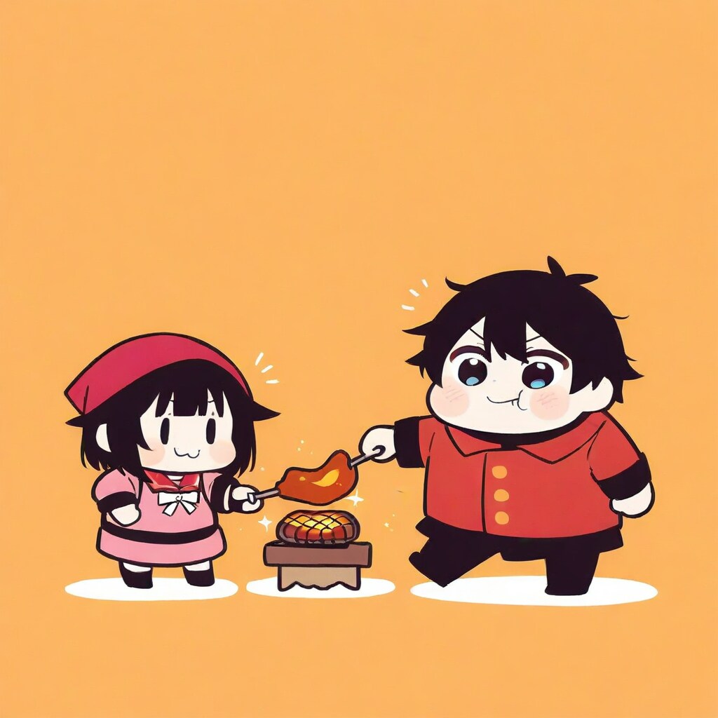 食いしん坊カップル | の人気AIイラスト・グラビア