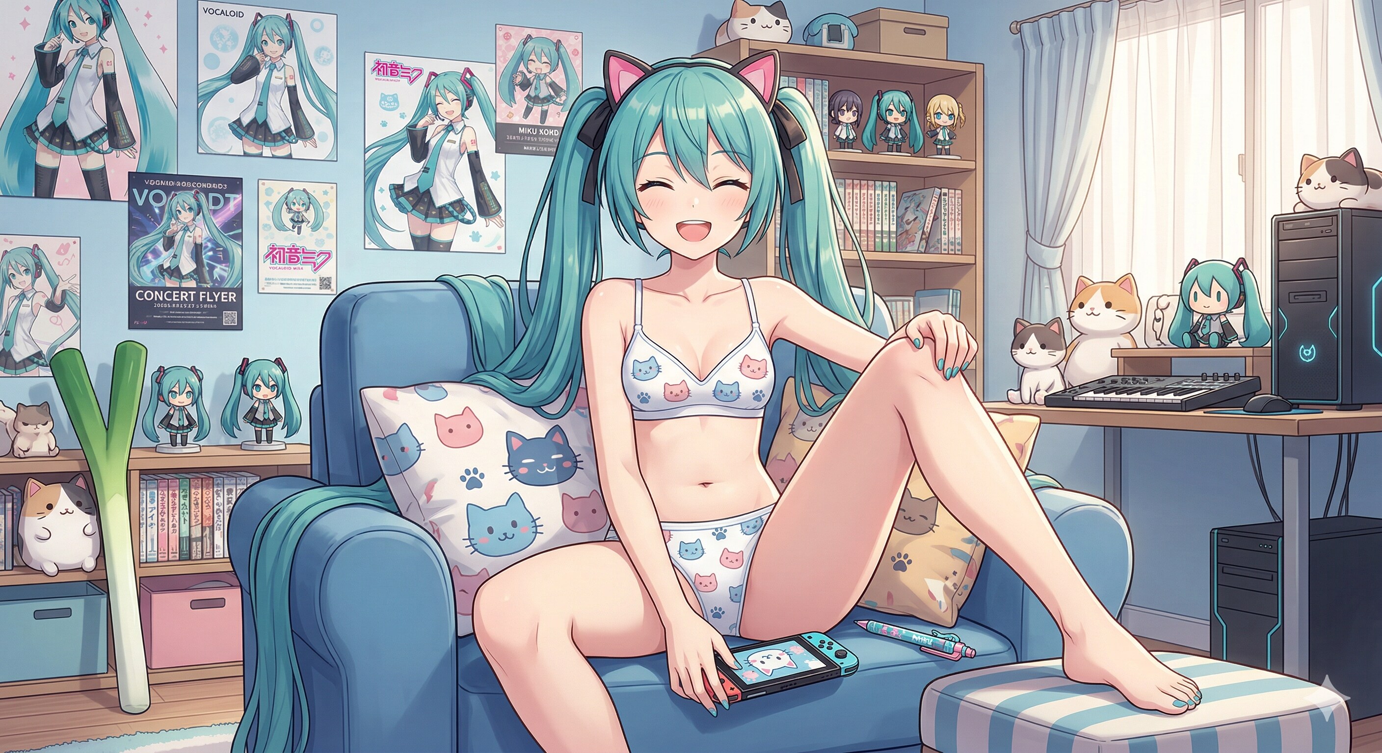 猫さん下着 ミクさん