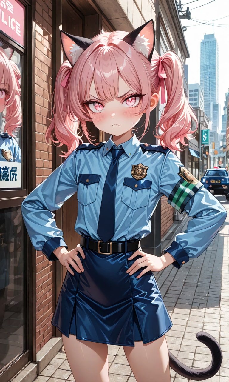 フェーレ(にゃのん)警察官 | の人気AIイラスト・グラビア