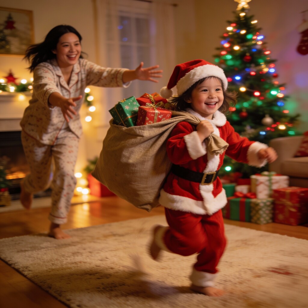 待ちなさい！【ちびサンタちゃん】